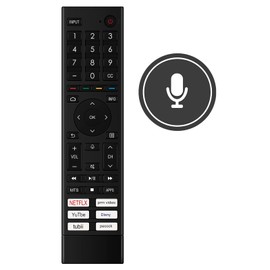 Beyution ERF3Z80H Replace Smart Voice Remote Control Fit for Hisense LED Smart TV 43A4H 40A4H ‎32A4FH ‎32A4H