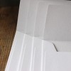 BAY LETTERPRESS 3 Long Envelopes, 30 Pieces, Cute Heart