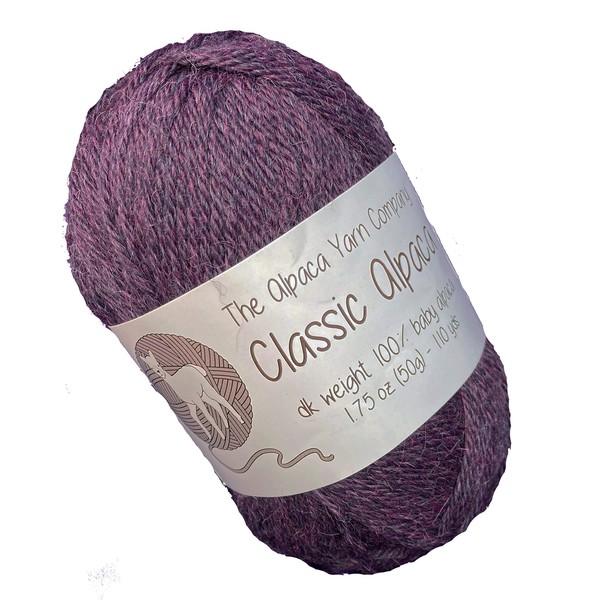 Classic Alpaca #1835 Mulberry - 100% Baby Alpaca Yarn