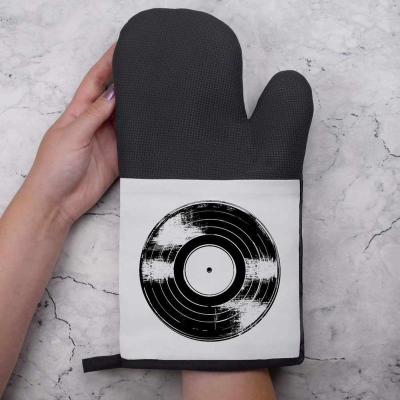 Azeeda 'Schallplatte' Ofenhandschuh/Mitt (OG00053509)