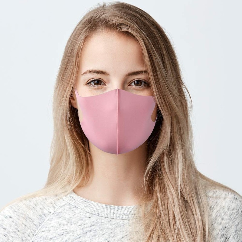 NUÜR 3 Pcs Reusable Face Mask, with Ear Loops, Breathable,