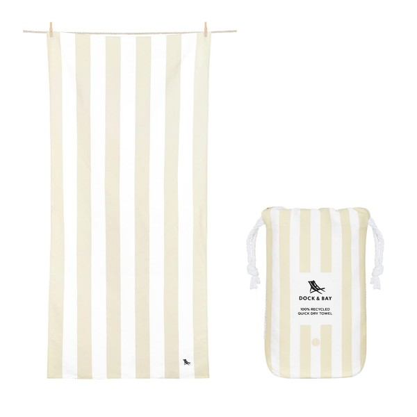 Dock & Bay Beach Towel - Quick Dry, Sand Free