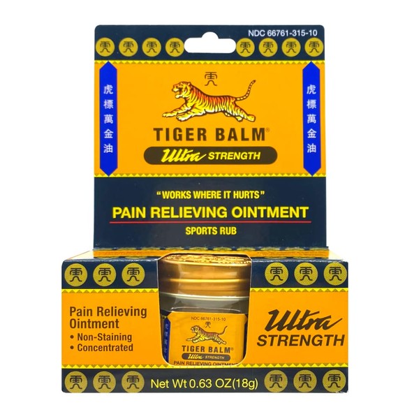 Tiger Balm Ultra Strength 0.63 oz (Pack of 2)