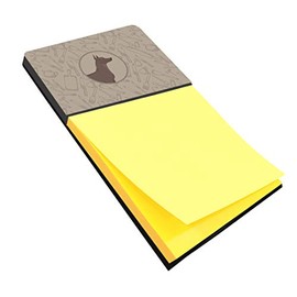 Mexican Hairless Dog Xolo in The Kitchen Sticky Note Holder