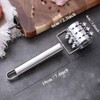 Stainless Steel Meat Tenderizers Roller, Rolling Meat Tenderizer with Ultra