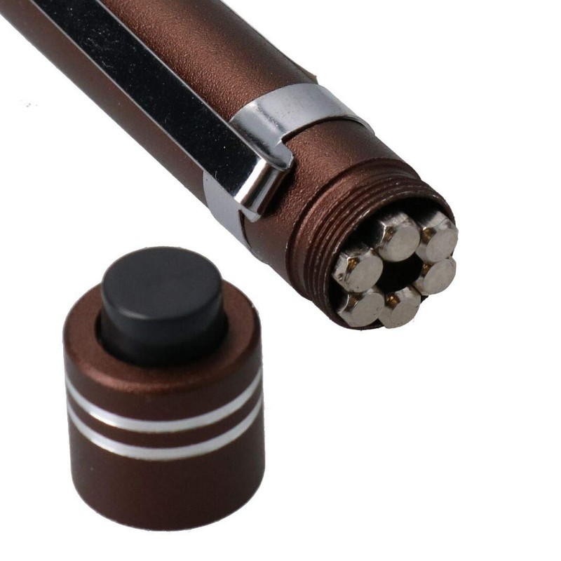 6 in 1 LED Precision Screwdriver Magnetic Pocket Pen Slotted