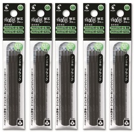 Pilot FriXion Ball Slim Refill 0.5mm Black LFBTRF30EF3B 3 Pack Set