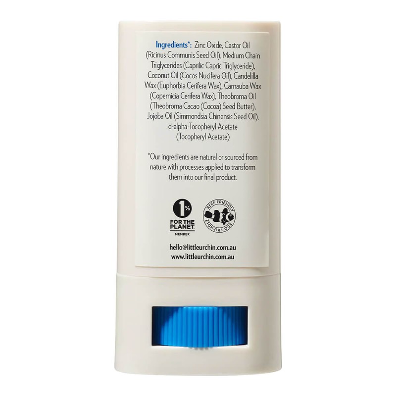 Little Urchin Natural Zinc Stick SPF 50+ - Clear, 20g
