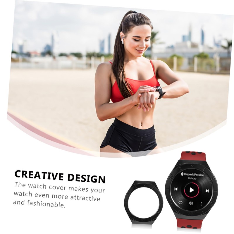 TEHAUX 1pc PC Protective Case Holder Watchband Protector Smartwatch Accessories