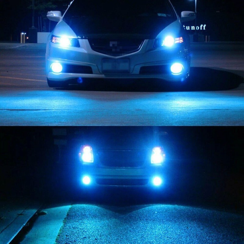 1-800 Radiator Ice Blue 8000k LED Headlight Kit Hi/Low Bulbs