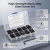 720pcs M3 4/6/8/10/12 Par de Tornillos de Aleaci?n Tornillos Torx