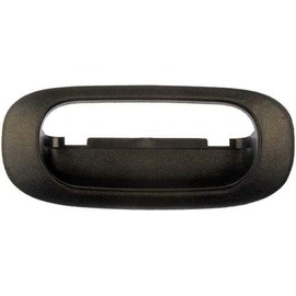 Parts N Go 1997-2011 Dakota raider Tailgate Handle Bezel Rear Tail Gate Black - 55256216AB, CH1916102