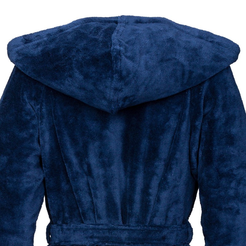 Vossen Palermo Women's Bathrobe, Plain Colour - Blue - 10