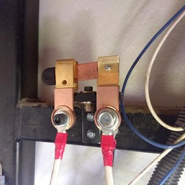 Ampper Side Post Battery Disconnect Switch 12V 24V, Knife Blade Battery Switch Disconnect Power Cut Shut Off for Car Boat RV ATV (Kit)