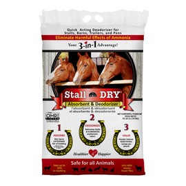 Progressive Planet Stall Dry Absorbent & Deodorizer, 25lbs - Use for Stalls, Pens & Small Animal Spaces - Helps Reduce Ammonia, Enhances Hygiene, Fresher Drier Environment