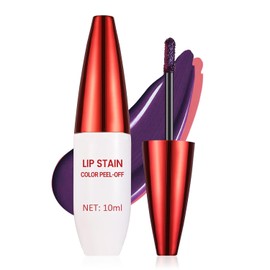 Peel Off Lip Stain | Delineador de Labios Despegable A Prueba Agua | Lip Liner Stain Peel Off | Tinte de Labios Larga Duración Despegable | Maquillaje Lápiz Labial (#2 Cool Rose, 10ml)