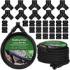 Innconee Soaker Hose 50 FT 1/2" Garden Tree Soaker Hose