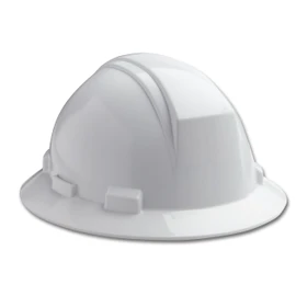 Dynamic Safety HP642R/01 Kilimanjaro Hard Hat with 4-Point Nylon Suspension and Sure-Lock Ratchet Adjustment, ANSI Type II, One Size, White