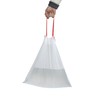 Fosly 6L Super Strong Drawstring Bin Liners, Transparent, Tear-Resistant Bin