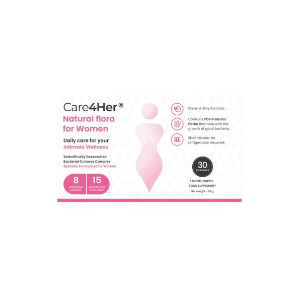 CARE4HER Care4Her Vaginal Probiotics - Daily Supplements for Women's Intimate