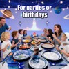 355pcs Space Birthday Decorations for 50 Guests Party Supplies Include