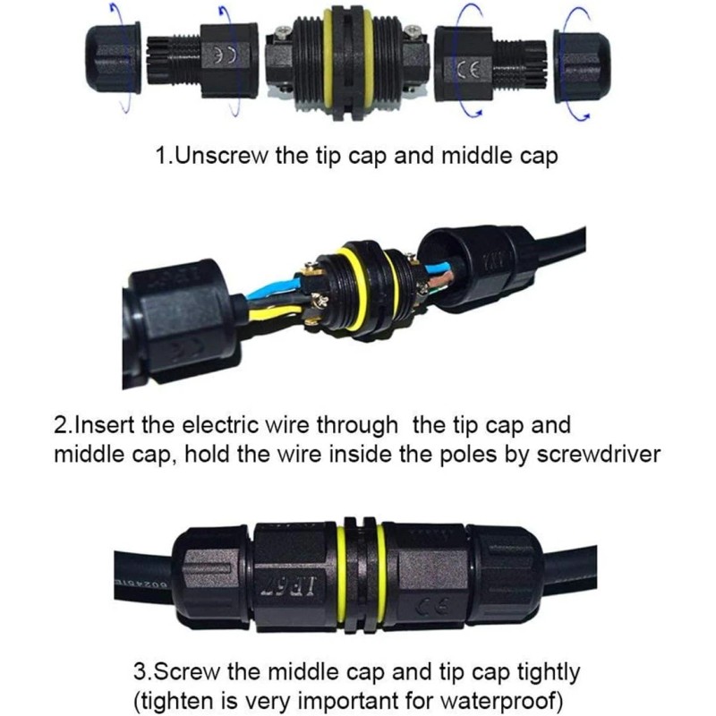 FX Junction Box Outdoor Waterproof IP68 Electrical Cable Connector 2