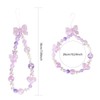 LUVI Beaded Phone Charm Lanyard Wrist Strap Love Heart Bow