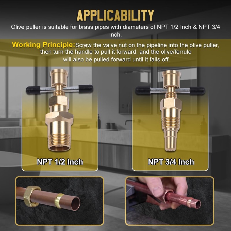 Olive Puller Not Damage The Pipe Olive Remover Ferrule Puller