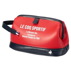 Cox Sportif QQBXJA43 Cart Pouch, Classic Doctor Pouch, Magnetic Closure, Large Capacity, Golf, RD00 (Red)