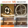 KISUFU USB 5V COB LED Strip, 320 LED/M Warm White