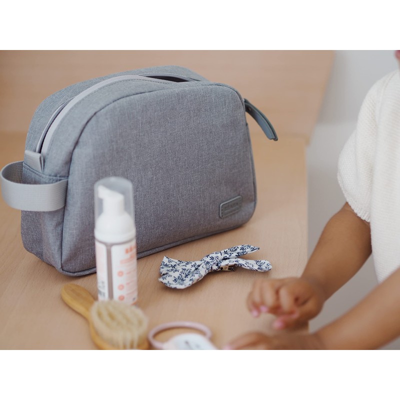 Béaba Geneva Waterproof Fabric Toiletry Bag with 2 Inner Pockets
