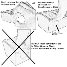 4Thought Med Manager Weekly, Extra Large Pill Organizer, XXL, 7 Day