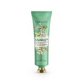 FARMASI Shea Butter Hand Cream, for Dry, Cracked and Rough Hands, Moisturizer, Silky Softness, Hydrating, All Skin Type, Travel Size With Natural Shea Butter, 1 fl. oz. / 30 ml (Moringa & Shea Butter)
