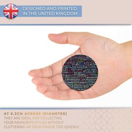 Destination Vinyl ltd Magnet for Refrigerator, Fridge - Javascript Code Hacking Programmer for Office, Cabinet and Whiteboard, Magnetic Stickers, 16333