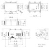 Underground Electrical Box Waterproof IP68 Junction Box,2 Way Plug Line
