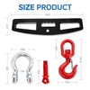 Heavy Duty Forklift Lifting Hook 6600LBS 3Ton 360° Swivel Fork