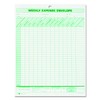 TOPS Sobres de gastos semanales, 8-1/2 x 11, 20 sobres