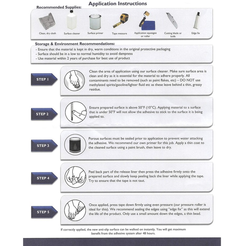FindTape Handrail Grip Tape: 4 in. x 10 ft. (Black)