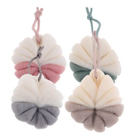 Baluue Pcs Colorful Bath Balls Bubble Maker for Shower Bath Puff Exfoliating Cleansing