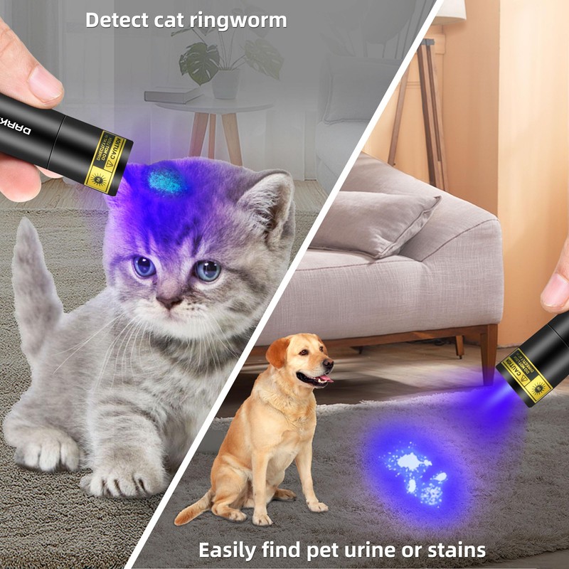 DARKBEAM UV Flashlight 365nm Light and 395nm Blacklight, Mini Powerful