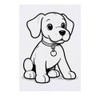 Large 'Puppy Dog' Temporary Tattoo (TO00074427)