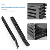 5 Pairs Hard Drive Rails Chassis Cage Accessories Drive Bay