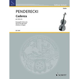 Cadenza: per viola sola. violin.