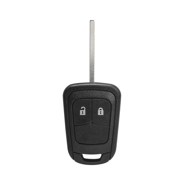 2 Button Remote Key Fob Case Replacement with Blank uncut