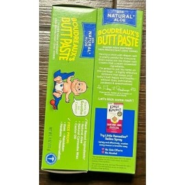 Boudreaux's Butt Paste Butt Paste Natural, Sensitive and Max Strength (2x2 oz)  4 oz tubes - Natural Aloe