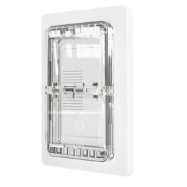 Light Switch Guard for Screwless Wall Plate, ILIVABLE Child Proof Self-Adhesive Rocker Switches Cover Prevents Kids or Accidental Turned On/Off Switch While Allowing Access (Clear, 1 Pack)