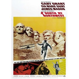 OMG Printing Alfred Hitchcock North By Northwest Cary Grant #2 Poster/Print/Picture Satin Photo Paper - A1-594mm x 841mm
