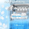 Antarctic Star Countertop Ice Maker，Portable Ice Makers with Self-Cleaning, Bullet