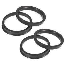 X AUTOHAUX 4pcs Plastic 63.4mm to 72.6mm Car Hub Centric Rings Wheel Bore Center Spacer