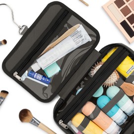 Eco Sun Hanging Travel Toiletry Bag — Designed in Hawaii — Water-resistant Travel Organizer for Bathroom Accessories